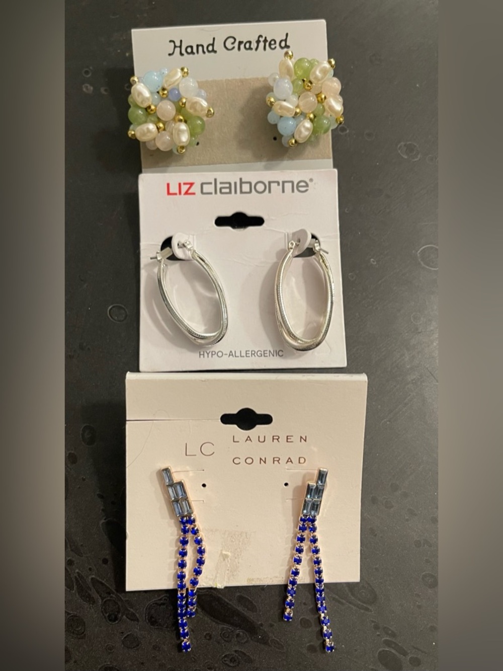 LC Lauren Conrad, Liz Claiborne,Hand Crafted Earrings